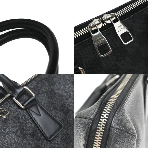 LOUIS VUITTON Porte Document Joule Hand Bag Damier Graphite - Picture 12 of 16